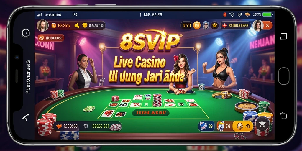 Gameplay Live Casino yang mendebarkan di 8SVIP.