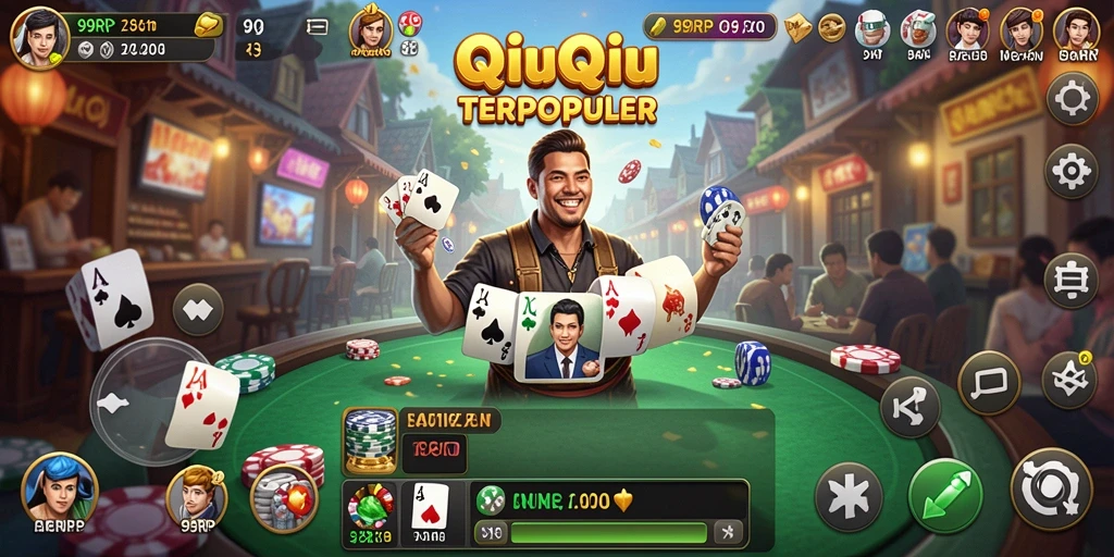 Gameplay seru QiuQiu di 99RP dengan teman-teman.
