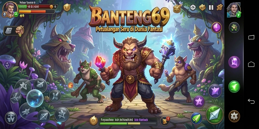 Tampilan menarik gameplay BANTENG69 dengan petualangan menegangkan.