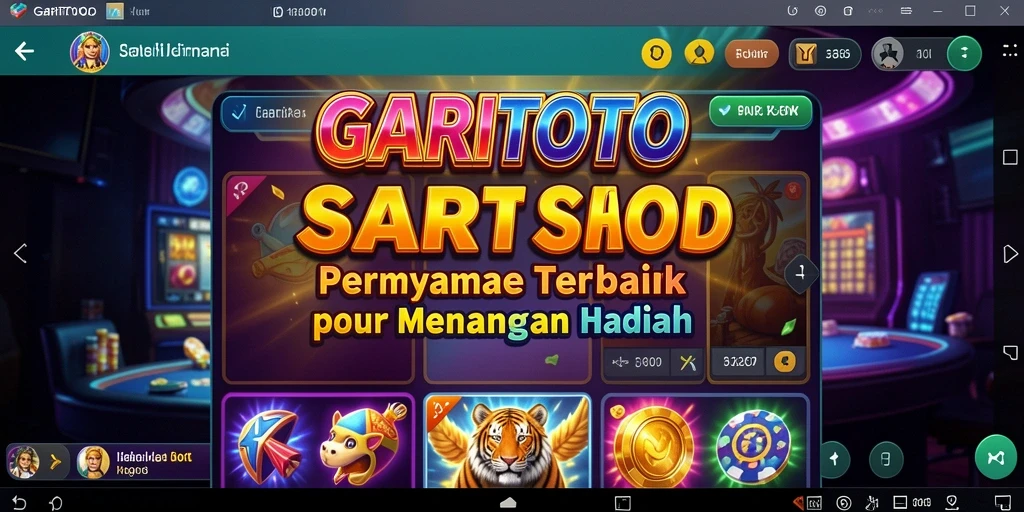 Tampilan permainan Slot GARITOTO yang menarik dan penuh warna.