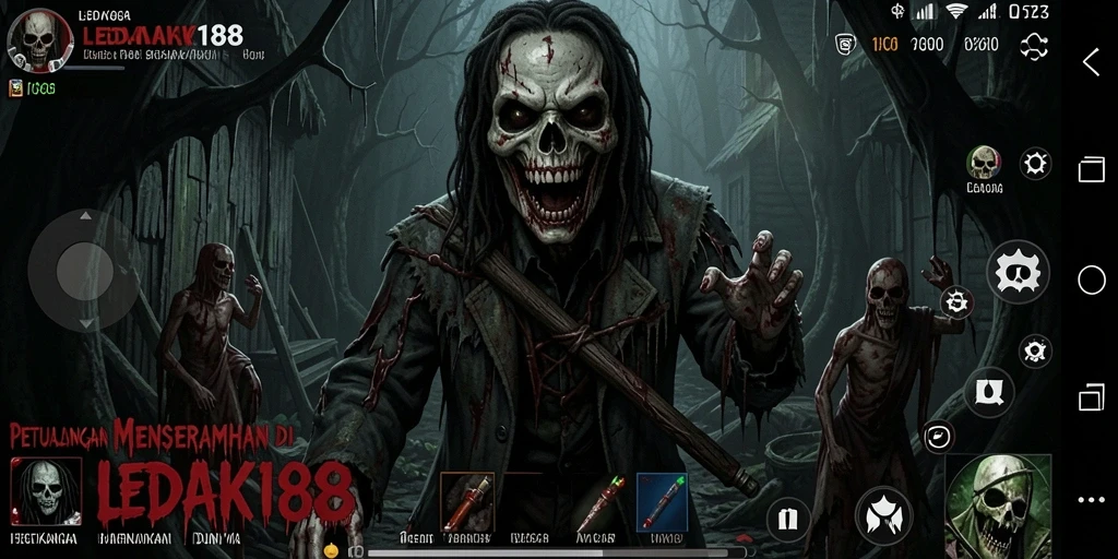 Gameplay menegangkan dari LEDAK188 yang penuh dengan elemen Horror.
