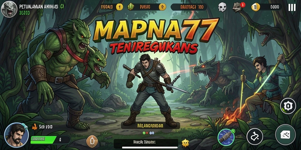 Screenshot utama MAPNA777 menampilkan aksi pertarungan karakter Anime yang mendebarkan.