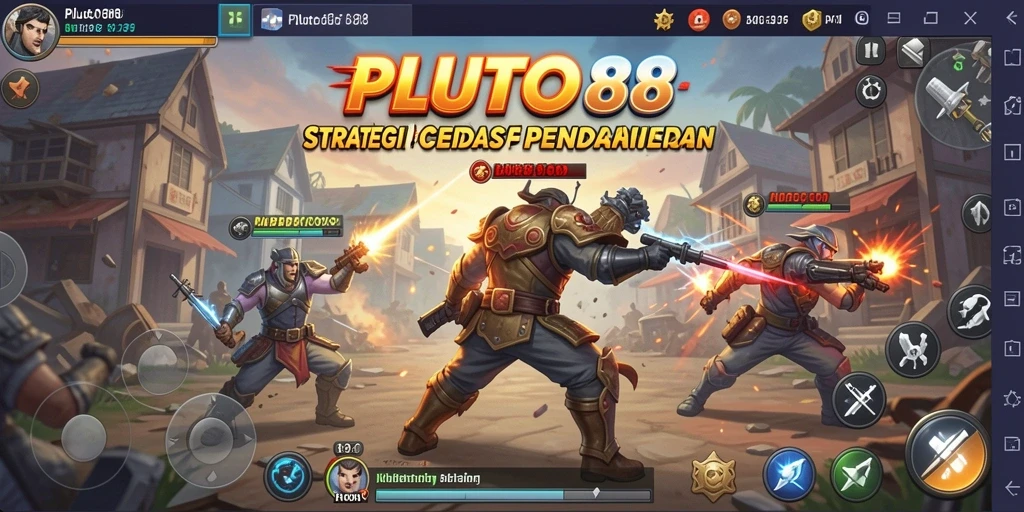 Tampilan gameplay PLUTO88 yang penuh strategi dan aksi seru.