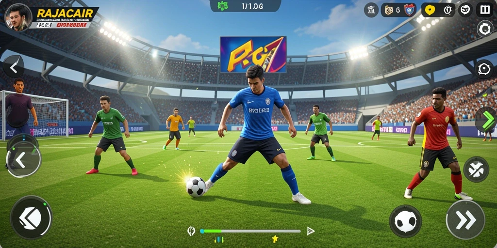 Tampilan gameplay RAJACAIR yang seru dan mendebarkan.