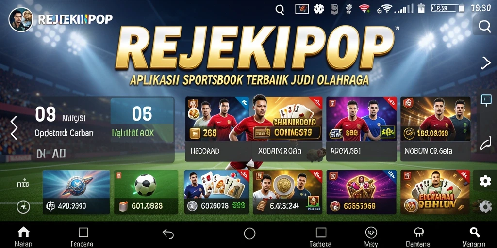 Tampilan aktivitas taruhan olahraga di REJEKIPOP yang menarik.