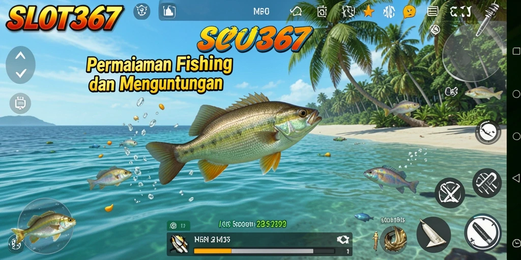 Tampilan seru dari gameplay SLOT367 dengan aksi memancing yang menegangkan.