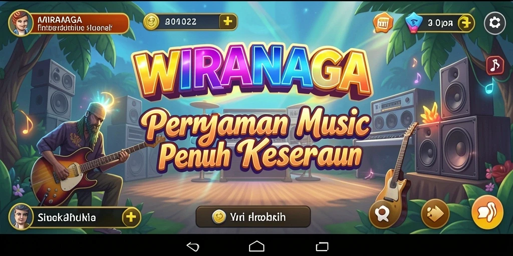 Tampilan gameplay WIRANAGA yang seru dan interaktif.